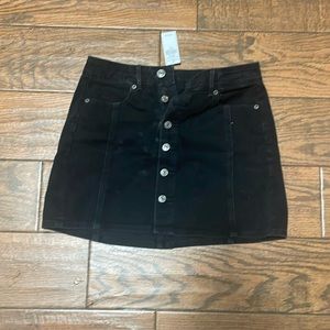 American Eagle Black Jean mini Skirt BRAND NEW!!
